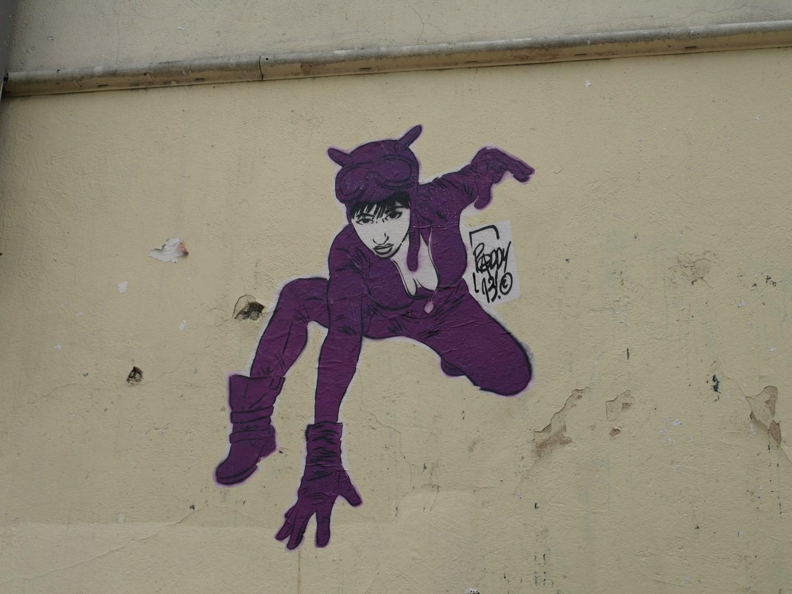 photo graffiti Paris 20éme arrondissement
