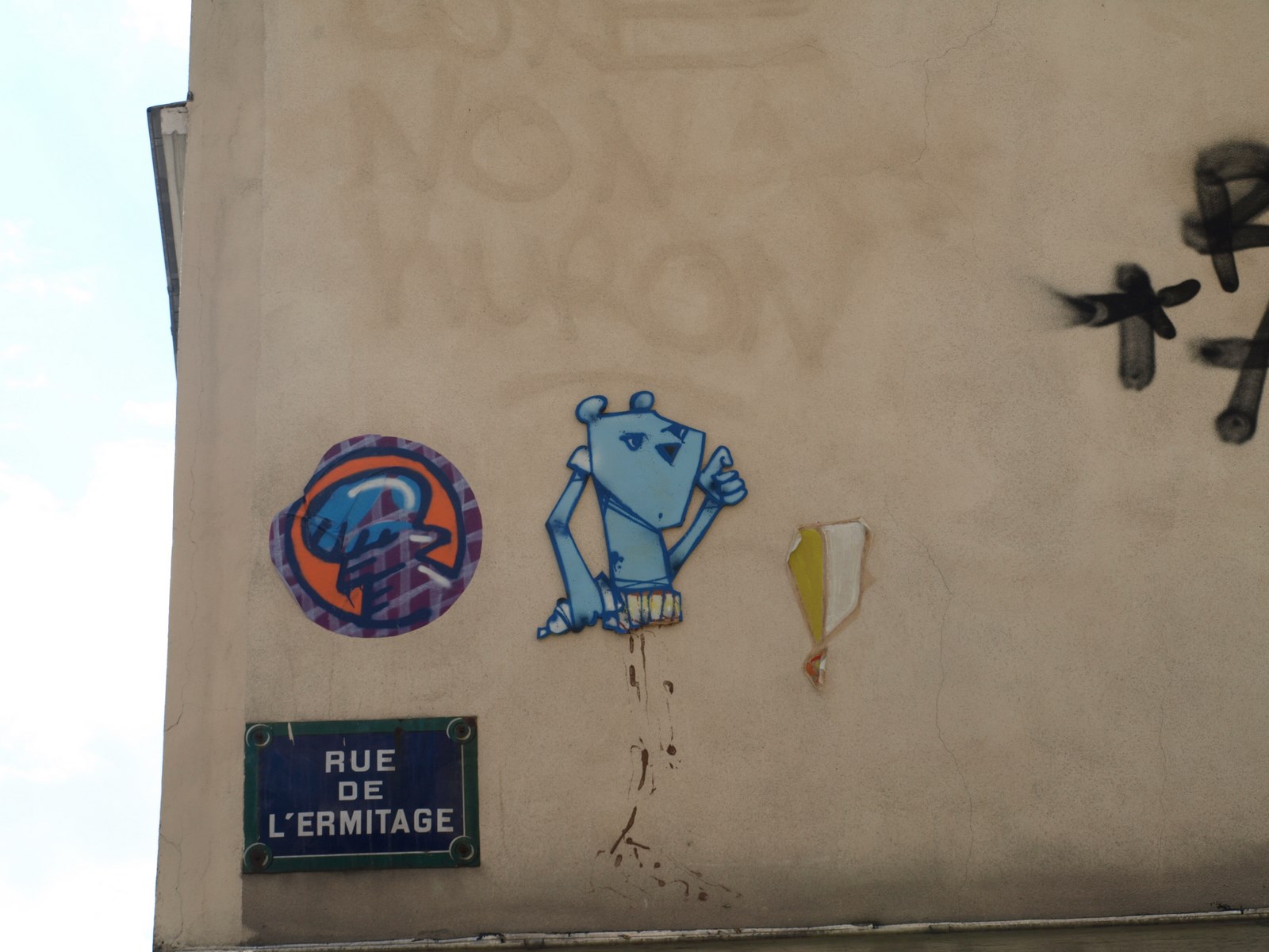 photo graffiti Paris 20éme arrondissement
