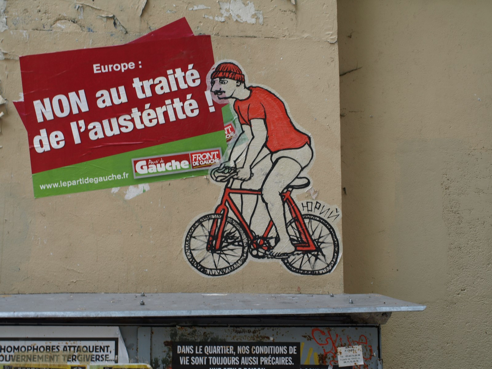 photo graffiti Paris 20éme arrondissement