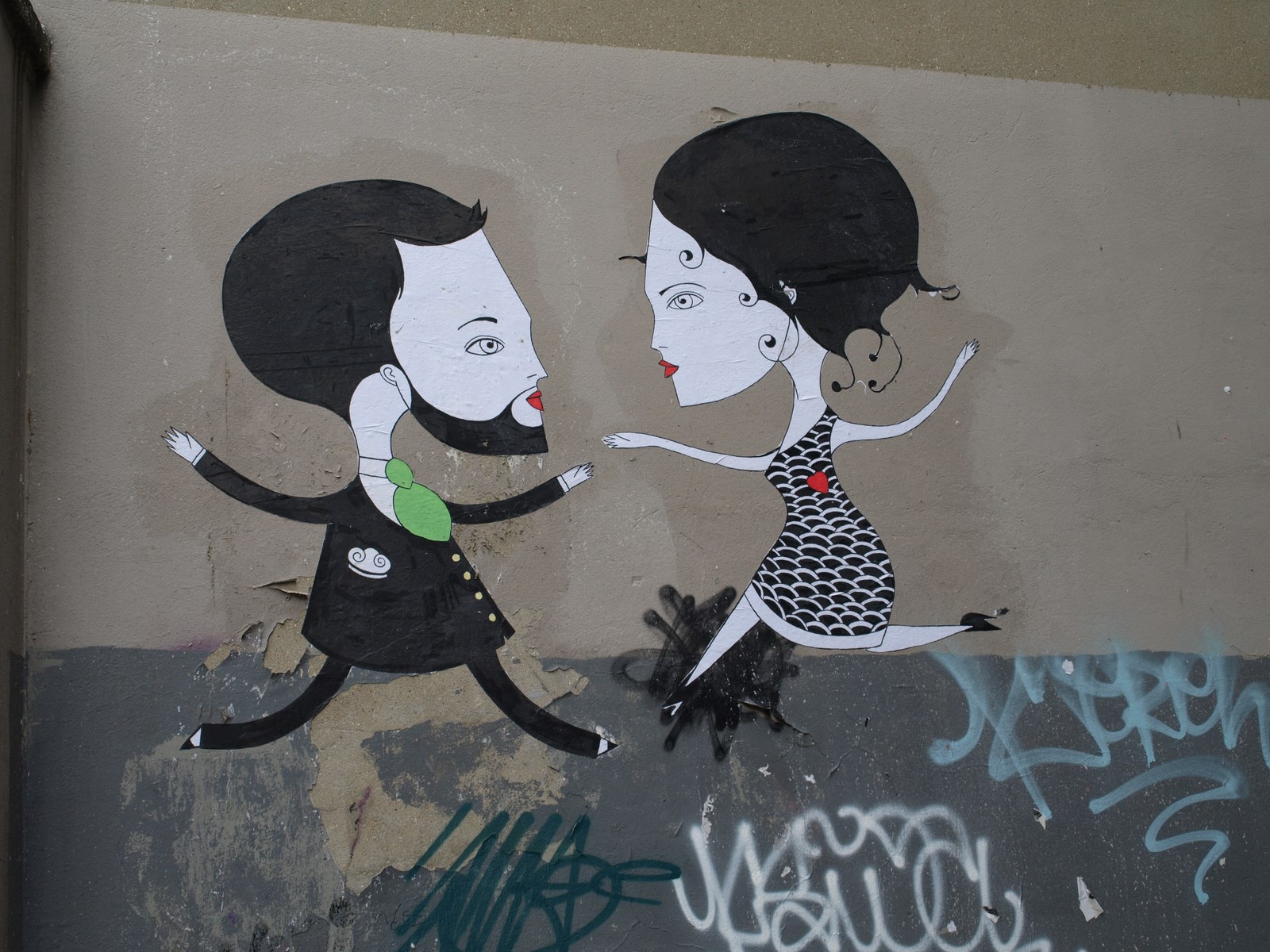 photo graffiti Paris 20éme arrondissement