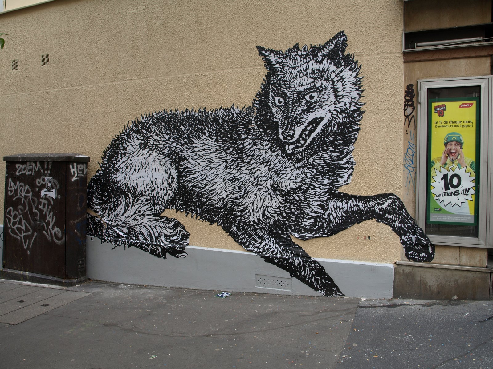 photo graffiti Paris 20éme arrondissement