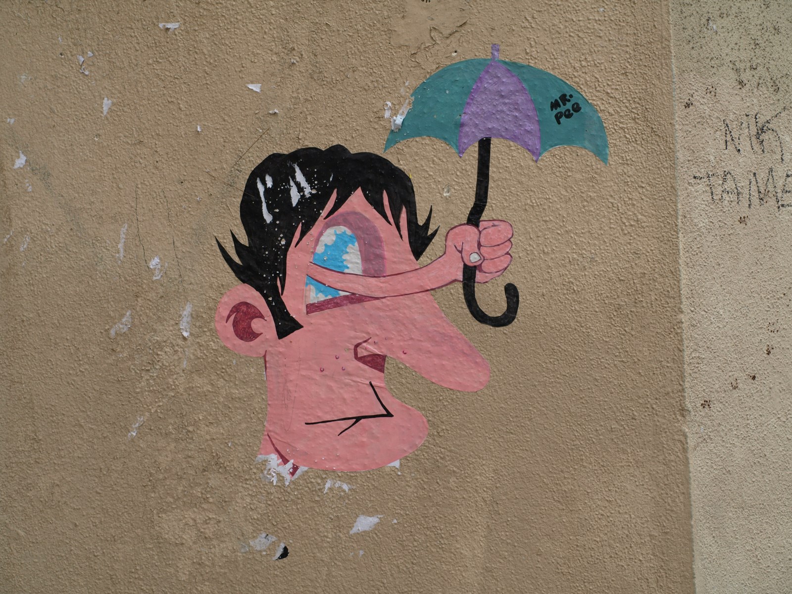 photo graffiti Paris 20éme arrondissement