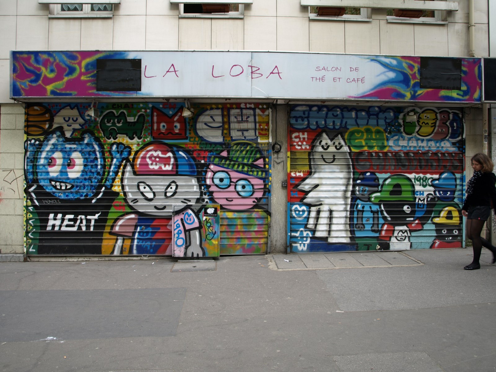 photo graffiti Paris 20éme arrondissement