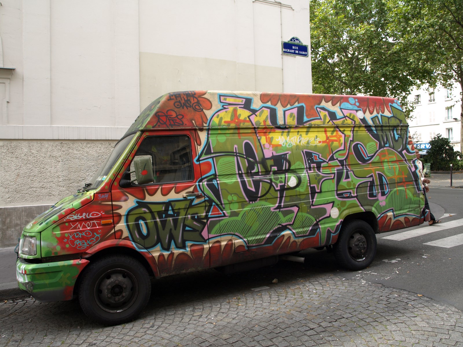 photo graffiti de vehicule