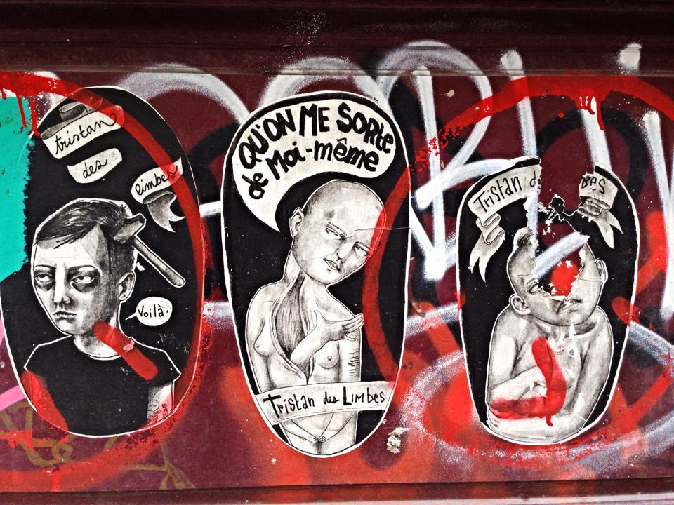 photo graffiti de Paris