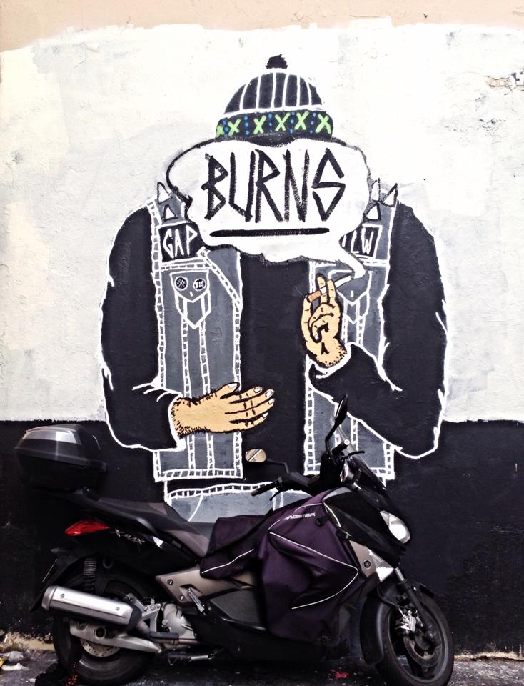 photo graffiti de Paris