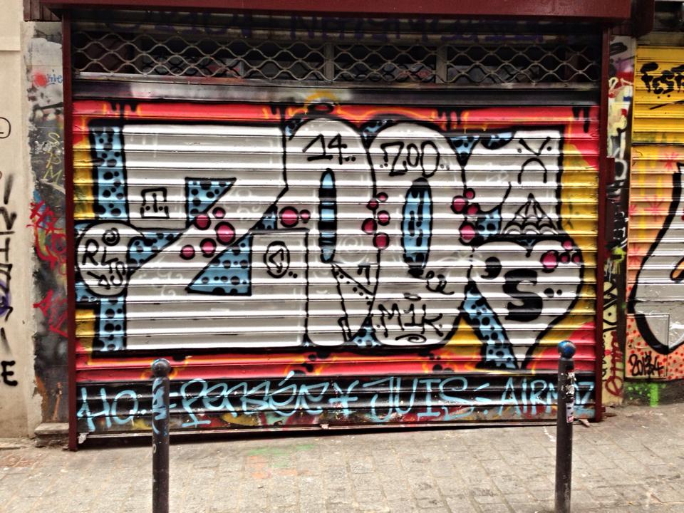 photo graffiti de Paris