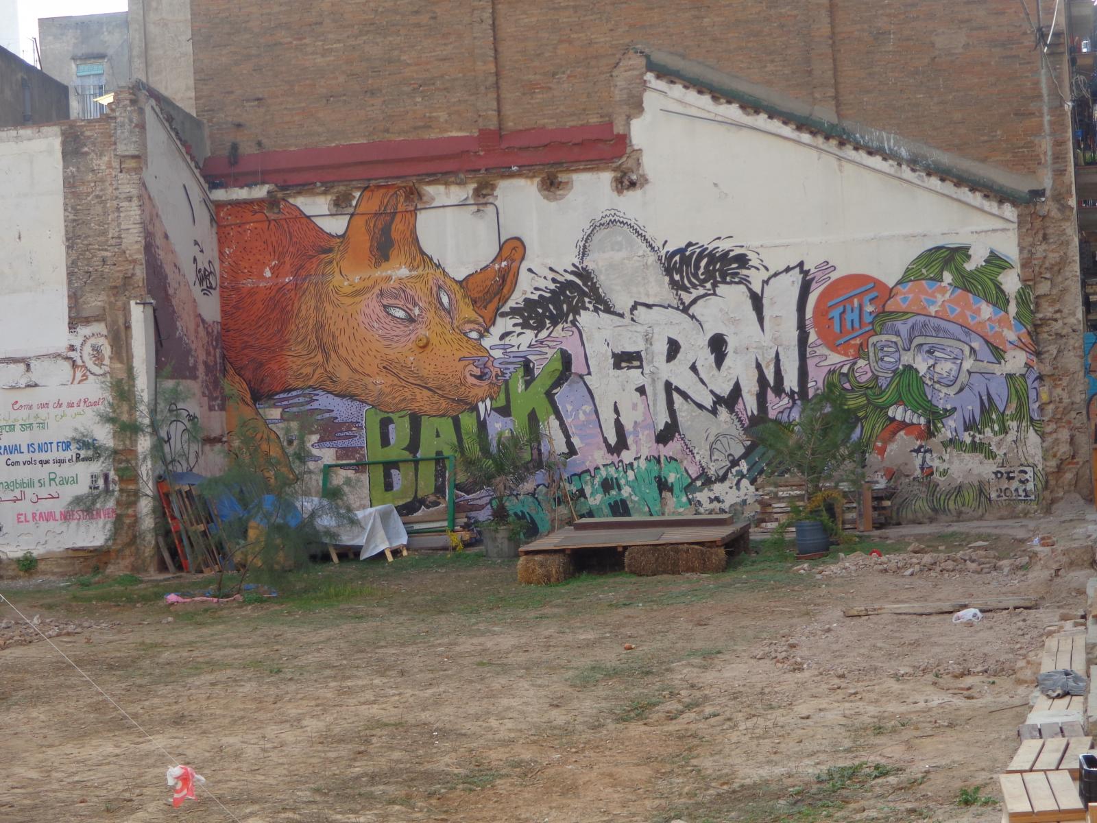 photo graffiti de Barcelone