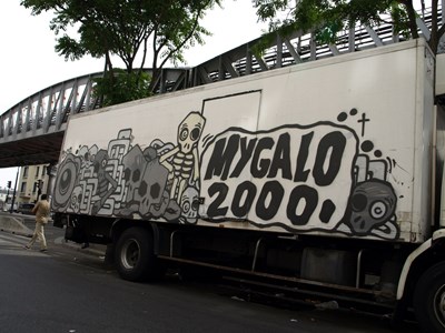 photo graffiti vehicule