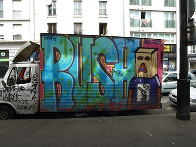photo graffiti vehicule