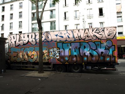 photo graffiti vehicule