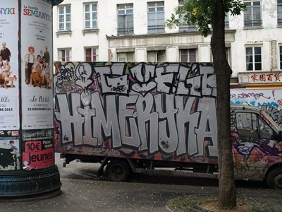 photo graffiti vehicule