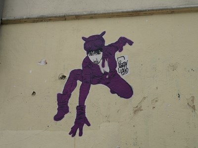 photo graffiti Paris 20eme arrondissement
