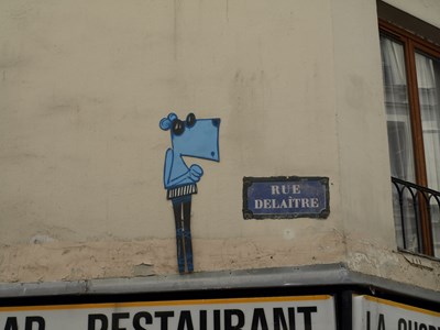 photo graffiti Paris 20eme arrondissement