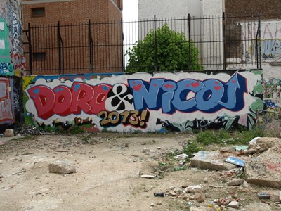 photo graffiti Paris 20eme arrondissement