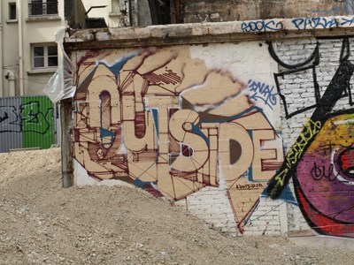photo graffiti Paris 20eme arrondissement