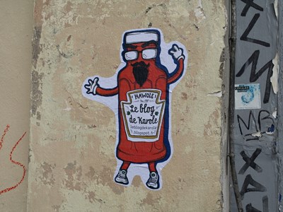 photo graffiti Paris 20eme arrondissement