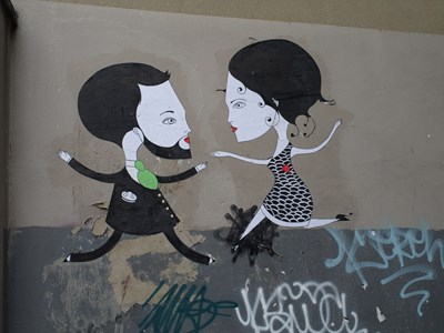 photo graffiti Paris 20eme arrondissement