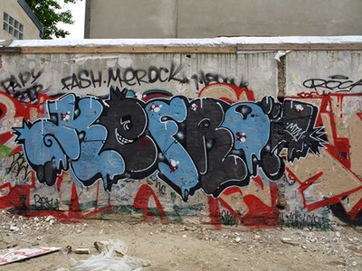 photo graffiti Paris 20eme arrondissement