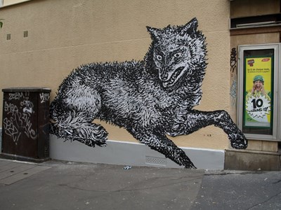 photo graffiti Paris 20eme arrondissement