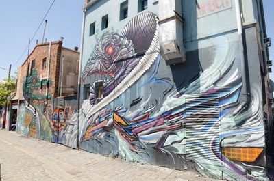 photo graffiti Melbourne, Australie