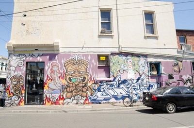 photo graffiti Melbourne, Australie