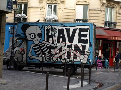 photo graffiti vehicule