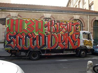 photo graffiti vehicule