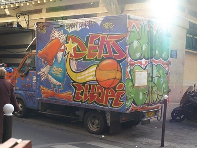 photo graffiti vehicule