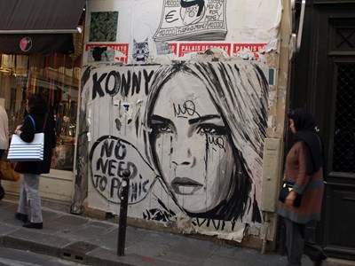 photo graffiti Paris 6eme arrondissement