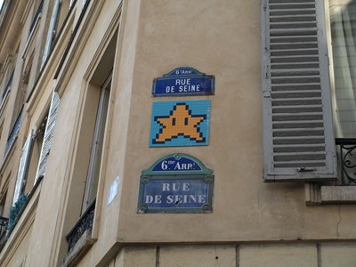 photo graffiti Paris 6eme arrondissement