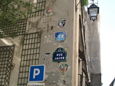 photo graffiti Paris 6eme arrondissement