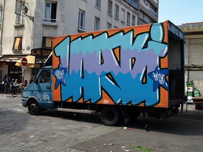 photo graffiti vehicule