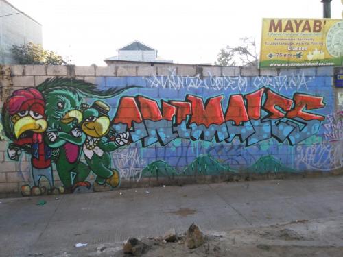 photo graffiti San Pedro la Laguna, Guatemala