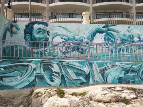 photo graffiti La Valette, Malte