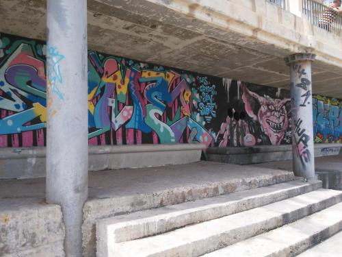 photo graffiti La Valette, Malte