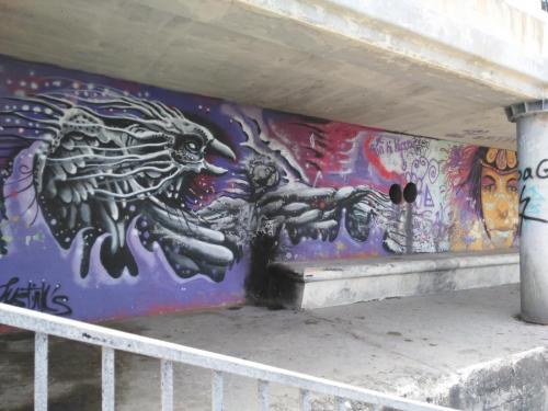 photo graffiti La Valette, Malte