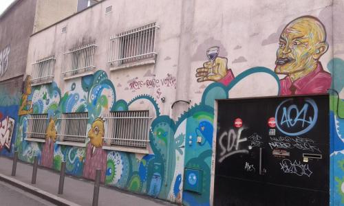photo graffiti Montreuil sous bois